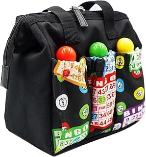 Bolsa Bingo Com 6 Bolsos - Yuanhe (Preta)