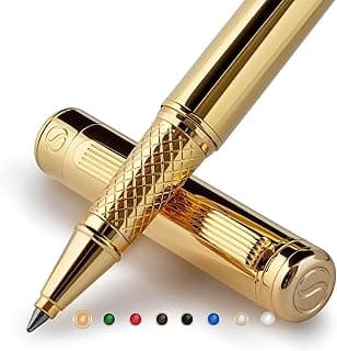 Caneta Esferográfica Dourada com Ouro 24K Scriveiner