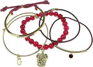 Conjunto de Pulseiras Grifinória Harry Potter